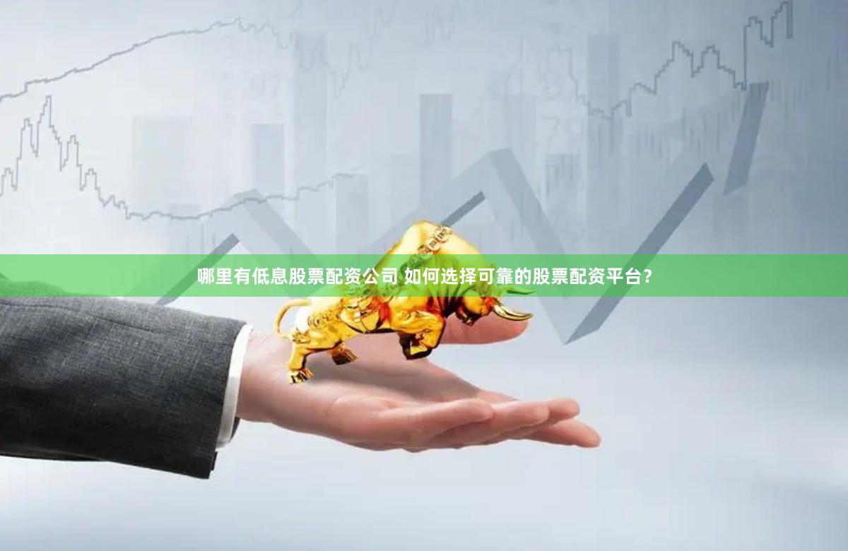 哪里有低息股票配资公司 如何选择可靠的股票配资平台？